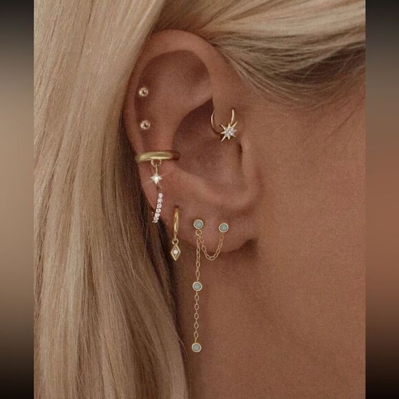 Statement multiple earning set N556 - Picture 1 of 3